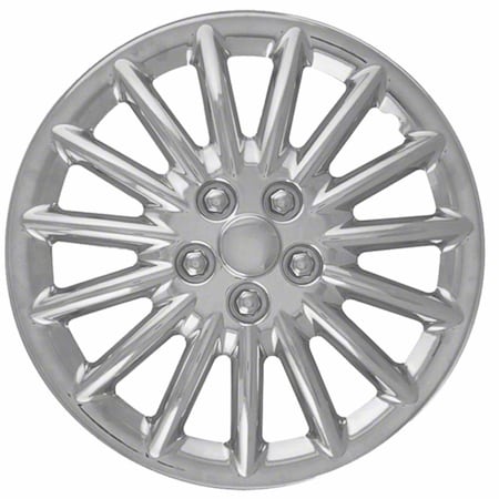 Coast2Coast 16", 15 Spoke, Chrome Plated, Plastic, Set Of 4 IWC18816C